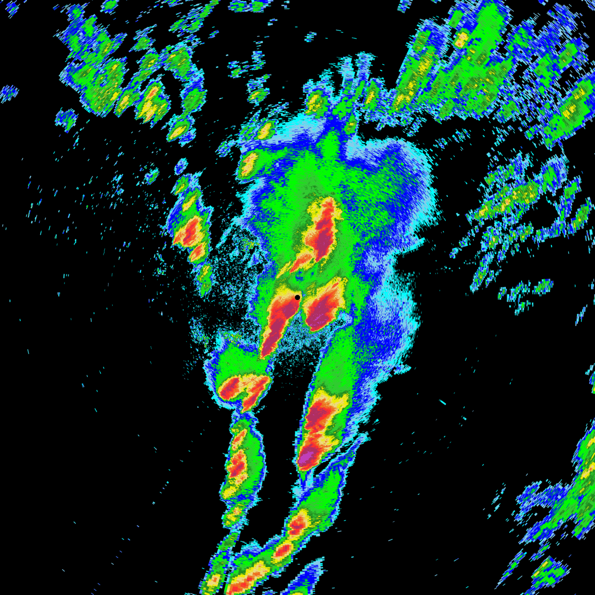 Zoomed composite reflectivity detail